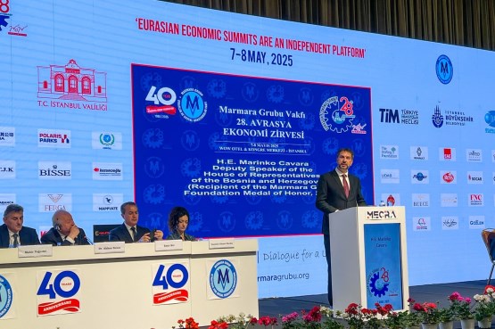 Zamjenik predsjedavajućeg Predstavničkog doma PSBiH Marinko Čavara učestvovao u Istanbulu na 28. Euroazijskom ekonomskom samitu u organizaciji Marmara grupe